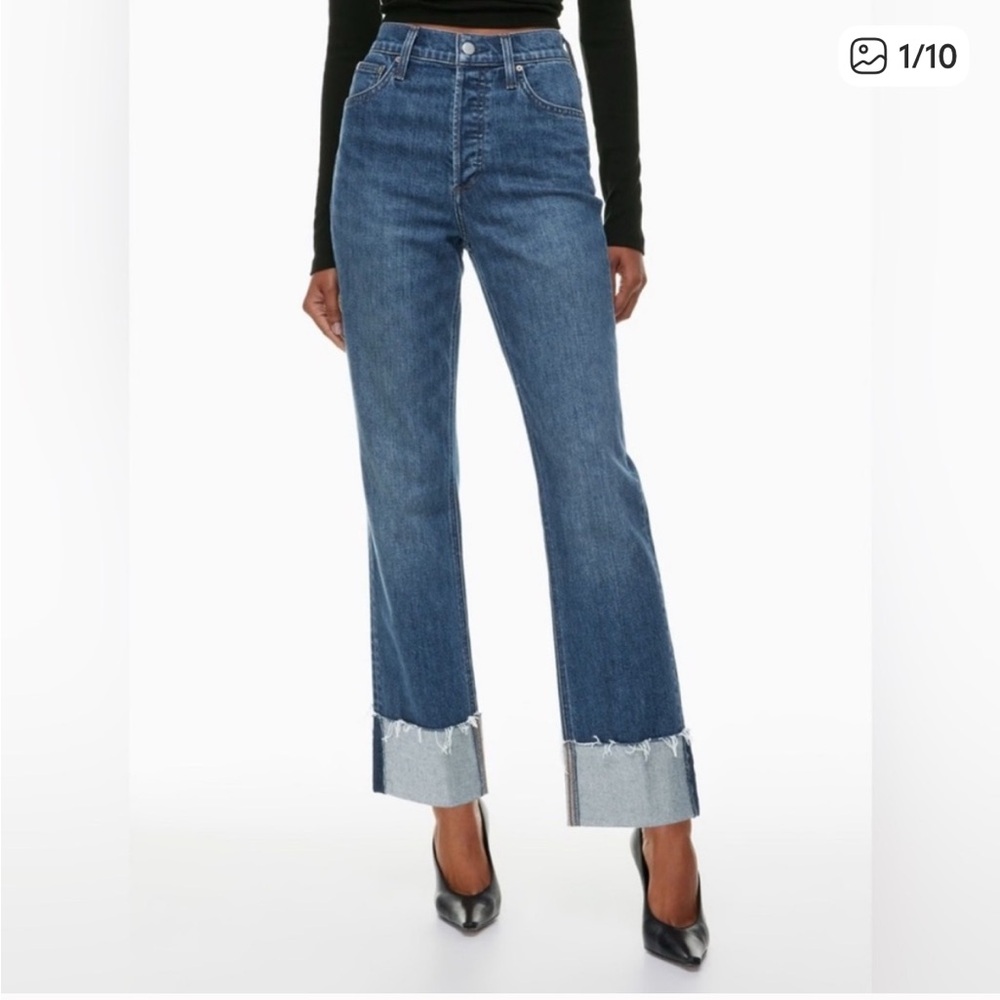 ARITZIA Denim Forum Arlo High Rise with Cuff